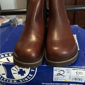 Birkenstock Men's Chestnut Leather Boots